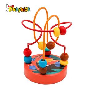 Jouet éducatif personnalisable en fil <span class=keywords><strong>de</strong></span> <span class=keywords><strong>bois</strong></span> et perles pour bébé W11B263 - Product Image 4