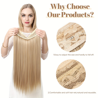 Fil invisible en gros pour extensions capillaires à marque privée, en fibre synthétique haute température pour femmes