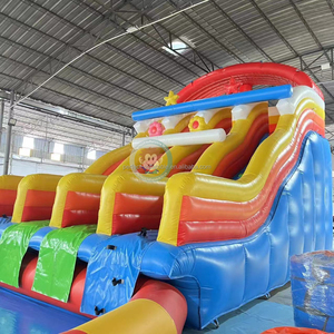 Tobogán Acuático Inflable con <span class=keywords><strong>Piscina</strong></span>, Tobogán Inflable Comercial para Niños, Tobogán Acuático Inflable - Product Image 3