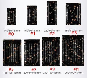 Plastica monouso stile giapponese Sushi Box rettangolare Blister contenitore coperchio <span class=keywords><strong>per</strong></span> portare via giapponese stile imballaggio in plastica - Product Image 2