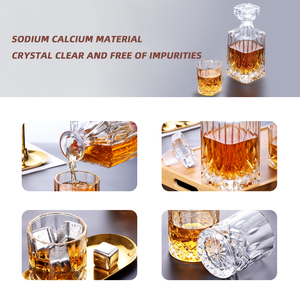 <span class=keywords><strong>Carafe</strong></span> à whisky et vin Wevi en verre cristal transparent sans plomb, de haute qualité, moderne, fabriquée à la machine, 750 ml, pour <span class=keywords><strong>a</strong></span>érer l'<span class=keywords><strong>alcool</strong></span> - Product Image 2