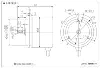 Encodeur Rotatif Incrémental à Boîtier Métallique Durable 1000 PPR, Pilote de Ligne TTL, Faible Bruit, Réponse Rapide, OEM ODM Disponibles