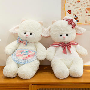 Super Mignon Mouton <span class=keywords><strong>Marin</strong></span> En Peluche Jouet Griffe Grue Machine Poupée Bavoir <span class=keywords><strong>Petit</strong></span> Agneau Maison Oreiller Décoratif Anniversaire Animal En Peluche Jouets - Product Image 5