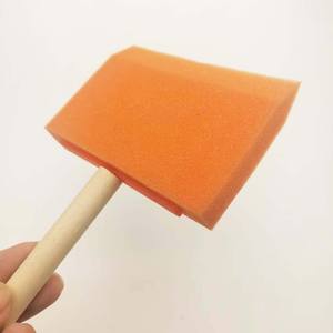 Pinceles de espuma con mangos de madera - Product Image 4