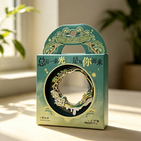 Aimant de réfrigérateur imprimé numériquement, translucide, étanche, avec scène du Pont des Fées de Lvyexianqiao du Lac de l'Ouest, motif XiHu, collection West Lake CC