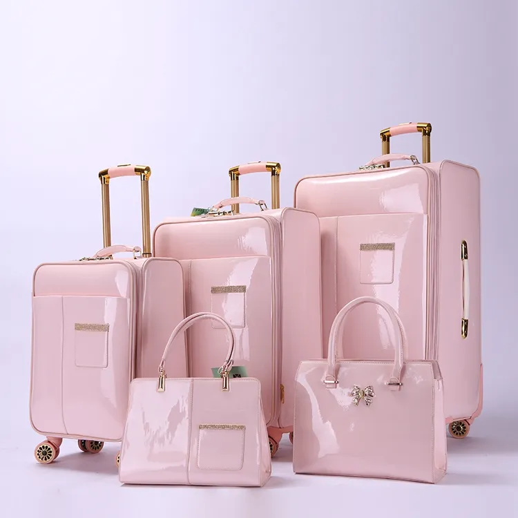 Nuovo prodotto vendita calda set di valigie per adulti per ragazza del Guangdong valigie per bagagli a mano innovatore