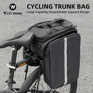 Sacoche de vélo imperméable en polyester de 31 L avec fermeture éclair pour VTT/vélos de route - Product Image 6