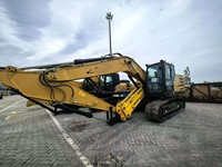 Excavatrice hydraulique SY200C avec ligne hydraulique auxiliaire en option pour brise-roche et travaux d'excavation de terre en vrac
