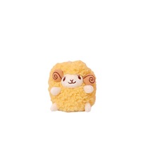 Petit mouton frais Girly en peluche pendentif doux créatif étudiant cadeau mignon sac à dos voiture porte-clés poupée pour les Couples