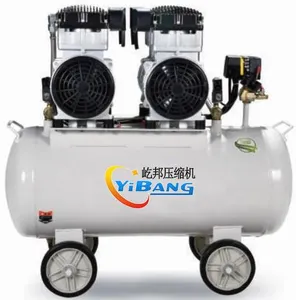 Yibang bán buôn nhỏ Máy nén khí với câm 600W 45L/min 8bar với 30L xe tăng 220V 50Hz Single phase AC điện 1470 rpm