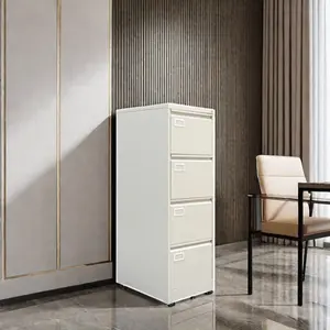 Guangzhou Factory Direct 4-Drawer Legal Size Steel Vertical Filling Cabinet Office Furniture