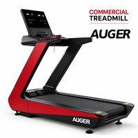 Tapis roulant commercial à écran tactile intelligent, tapis roulant électrique motorisé, équipement de fitness haut de gamme, machine à marcher et à courir