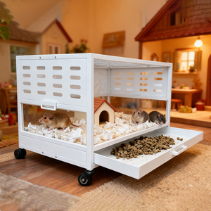 Gabbia di Medie Dimensioni per Porcellini d'India e Piccoli Animali, Produzione Diretta, Disponibile in Versione Singola, Doppia e Tripla - Product Image 6