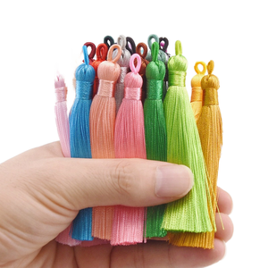 Wholesale 8cm Colorful Polyester Tassels Spot <b>Fringe</b> Trims for Clothing <b>Curtains</b> Home Textiles Cellphone Decorations - Product Image 1