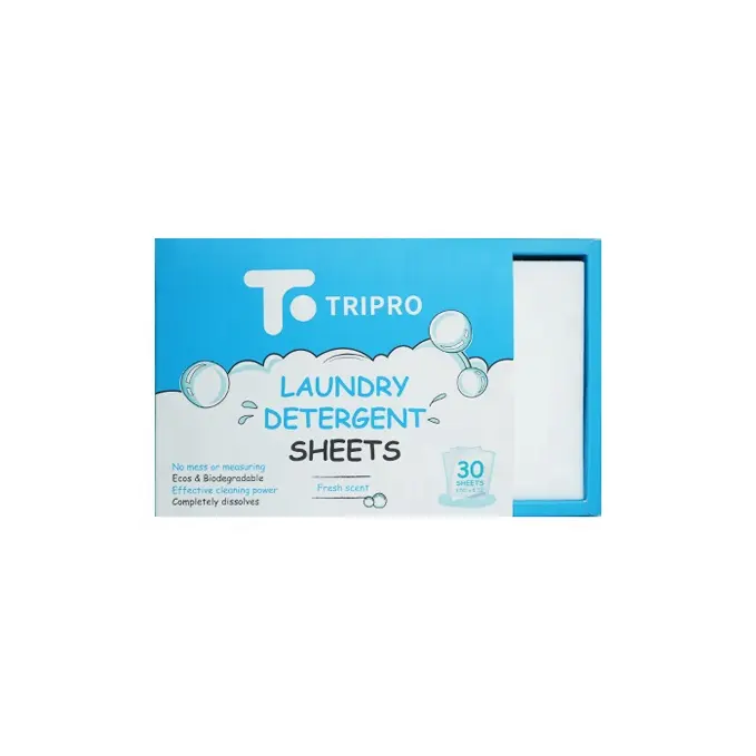 Mild formula laundry detergent sheet eco-Friendly biodegradable household laundry detergent sheet