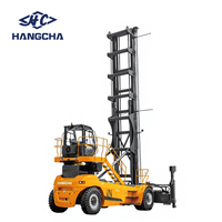 Chariot élévateur à fourche Hangcha 9t haute tension Li-ion pour conteneurs vides, à charge rapide, pour terminal portuaire