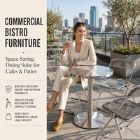Direktverkauf ab Werk Modernes Design Langlebiges Material für Elegantes Indoor-Erlebnis Edelstahl-Rundtisch