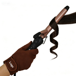 Gants de Sécurité Marron Résistants à la Chaleur 200 Degrés Gants de Coiffure <span class=keywords><strong>pour</strong></span> Fer à Boucler et Lisseur à Cheveux - Product Image 2