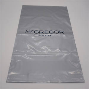Wholesale Reusable Shopping Waterproof Transparent custom plastic clothing bags - Product Image 3