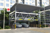 Sistema de Estacionamiento Vertical con Motor Hidráulico, Elevador de Estacionamiento Transversal para Autos, Solución de Almacenamiento de Vehículos Multinivel
