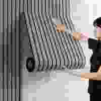 Autocollant mural PVC Damassé Moderne Imperméable Facile à Installer pour Appartement et Maison