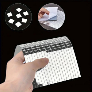 Manufacturer Wholesale Self Adhesive Real Glass Silver Mirrors Mosaic Tiles Sticker for Craft Square Glass Tiles Christmas Decor - Product Image 5