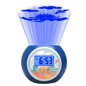 Sáng Tạo Dễ Thương Trẻ Em Của Ánh Sáng Ban Đêm Âm Nhạc Kỹ Thuật Số <span class=keywords><strong>LCD</strong></span> Thời Gian Chiếu Máy Chiếu Đồng Hồ Màu Sắc Thay Đổi Kỹ Thuật Số Đồng Hồ Báo Thức - Product Image 2