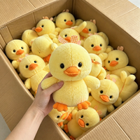 Peluche Canard Jaune Mignon à Bec Orange, Jouet en Peluche Doux de 8 Pouces, Jouets en Peluche pour Distributeur Automatique, Vente en Gros à Prix Abordable pour Magasins
