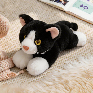 Peluche de <span class=keywords><strong>Gato</strong></span> Realista Personalizado OEM ODM, Peluche Suave y Esponjoso para Niños y Amantes de los Gatos, Venta al Por Mayor - Product Image 6
