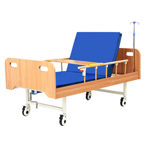 Camas de Enfermería Manuales de Alta Gama para el Cuidado de Ancianos, Camas de Madera Adaptadas a la Edad para Pacientes Paralizados en Hospitales y Residencias - Product Image 2