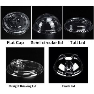 Gobelet à frappé personnalisé avec logo, gobelet jetable en PET, 12oz 14oz 16oz 20oz 22oz 24oz, boissons froides, gobelet en plastique transparent pour café glacé avec couvercle - Product Image 4