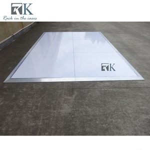 Piste de danse blanche de haute qualité pour mariages en plein air, installation rapide - Product Image 2