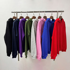 Premium Oversized Cotton Fleece Mens Hoodie <b>Personalized</b> Logo blank Color Plain Pullover Heavyweight Streetwear Casual Style - Product Image 3