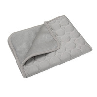 Tapis rafraîchissant de luxe pour animaux de compagnie, en soie glacée respirante, pour l'été, lit pour chien et chat, lavable à l'eau, pour voyage et usage intérieur, fournitures pour animaux de compagnie