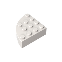 [Gobricks]GDS-1014 Blocs de construction en plastique ABS à l'échelle 1:8, pièces 2577, brique ronde à coins arrondis 4x4, brique complète