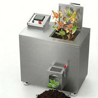 QSHS-OF50 Composteur de déchets alimentaires 50 kg à chauffage thermique par huile, réduction de 90 %, machine commerciale