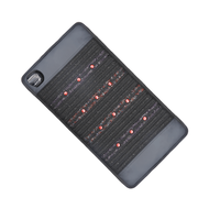 Tapis d'améthyste Luxuryade E2606 PEMF, thérapie par lumière rouge, ions négatifs, protection contre les EMF, massage corporel complet, tension universelle, 15x28 pouces