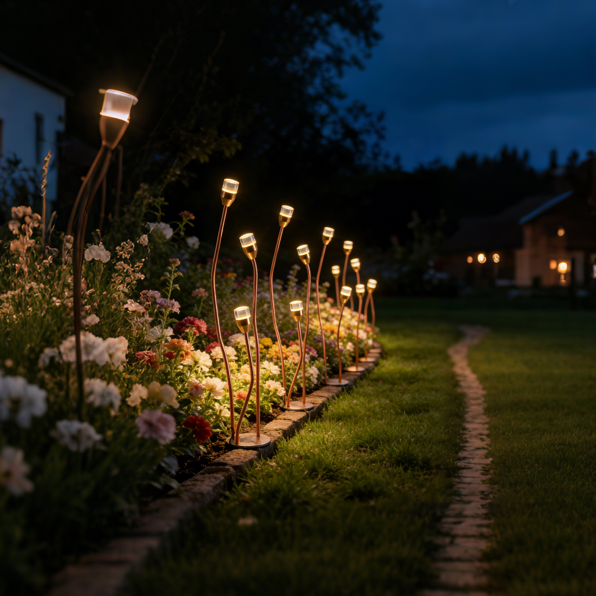 High Quality Garden Lawn Light 400mm/500mm/700mm Villa Garden Landscape Decoration Outdoor Waterproof Garden Light