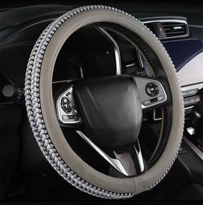Xiangta ที่หุ้มพวงมาลัยรถยนต์อเนกประสงค์, ที่หุ้มพวงมาลัยรถยนต์หนัง PU อุปกรณ์เสริมรถยนต์ - Product Image 5