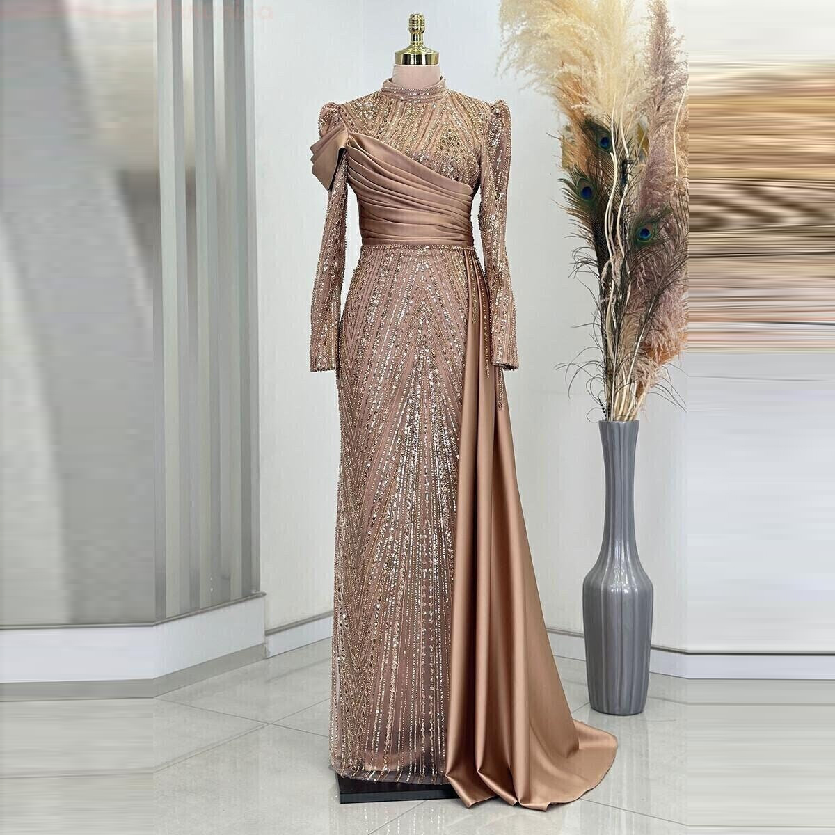 Elegant Muslim Islam Wedding Dresses