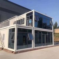 Luxe 20/30/40FT Conseil Préfabriqué Flat Pack Container House Australian 2/3 Chambre pour Villas Matériau en acier durable Prix bas