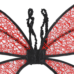 Costume de déguisement de petite fille diable de haute qualité, ailes en dentelle, polyester, costume de fantaisie pour fête d'Halloween - Product Image 4