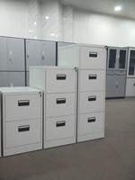 Furnitur kantor Modern, Penyimpanan kabinet arsip baja logam dengan laci 2 3 4 laci