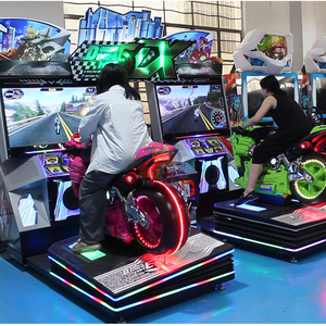 Machine d'arcade <span class=keywords><strong>de</strong></span> course <span class=keywords><strong>de</strong></span> motos pour 2 joueurs, simulateur <span class=keywords><strong>de</strong></span> conduite à monnayeur - Product Image 6