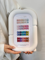 Youse Tomiya – Kit de vernis à ongles gel UV végétalien non toxique 32 couleurs style français avec paillettes pour salon de manucure professionnel