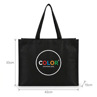 Sac de courses isotherme non tissé avec doublure en aluminium pour garder les aliments au chaud/au frais
