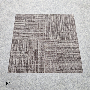 Factory Wholesale Fine Lattice Office Carpet Tile Sound Insulation Light Grey Modular Square Carpet For Office Suite - Product Image 1