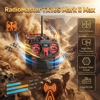 Radiomaster TX16S Mark II Max Radio Control Remoto 4 en 1 ELRS V4.0 Hall Gimbal Pantalla Táctil de 4.3 Pulgadas EdgeTX Transmisor RC para Drones