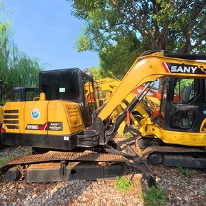 Excavadora Hidráulica Mini Usada Sany 60C de 6 Toneladas, Bajas Horas de Trabajo, Paisajismo de Alta Calidad - Product Image 1
