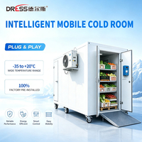 Congélateur mobile portable pour événements, chambre froide autonome, machine de congélation pour entrepôt frigorifique commercial